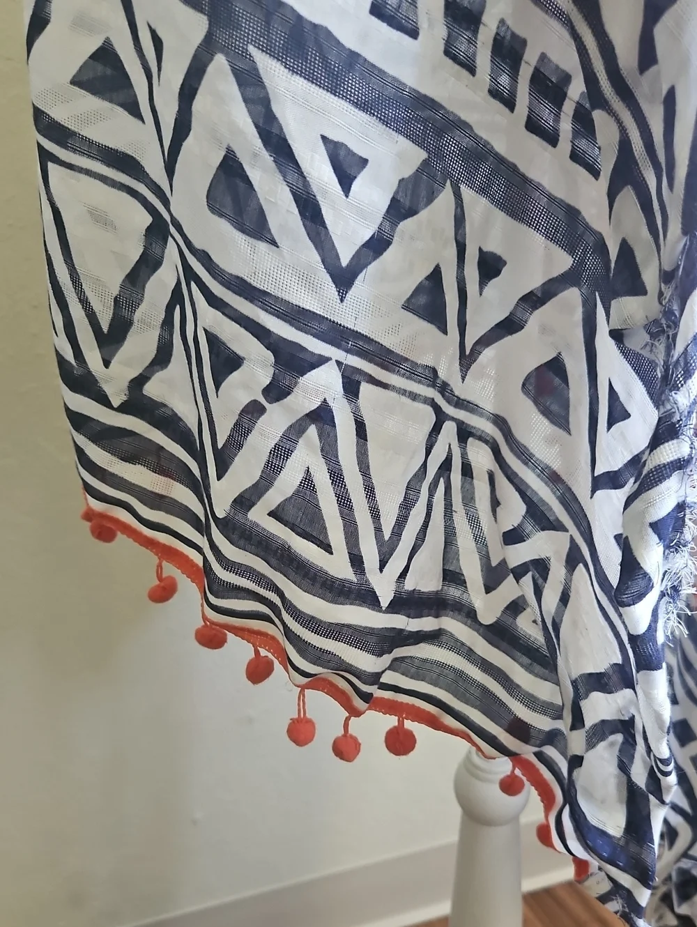 N/A sheer printed